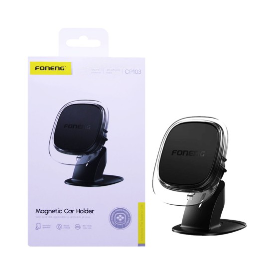 Suporte Magnético de Telefone para carro Foneng CP103 para Painel Preto